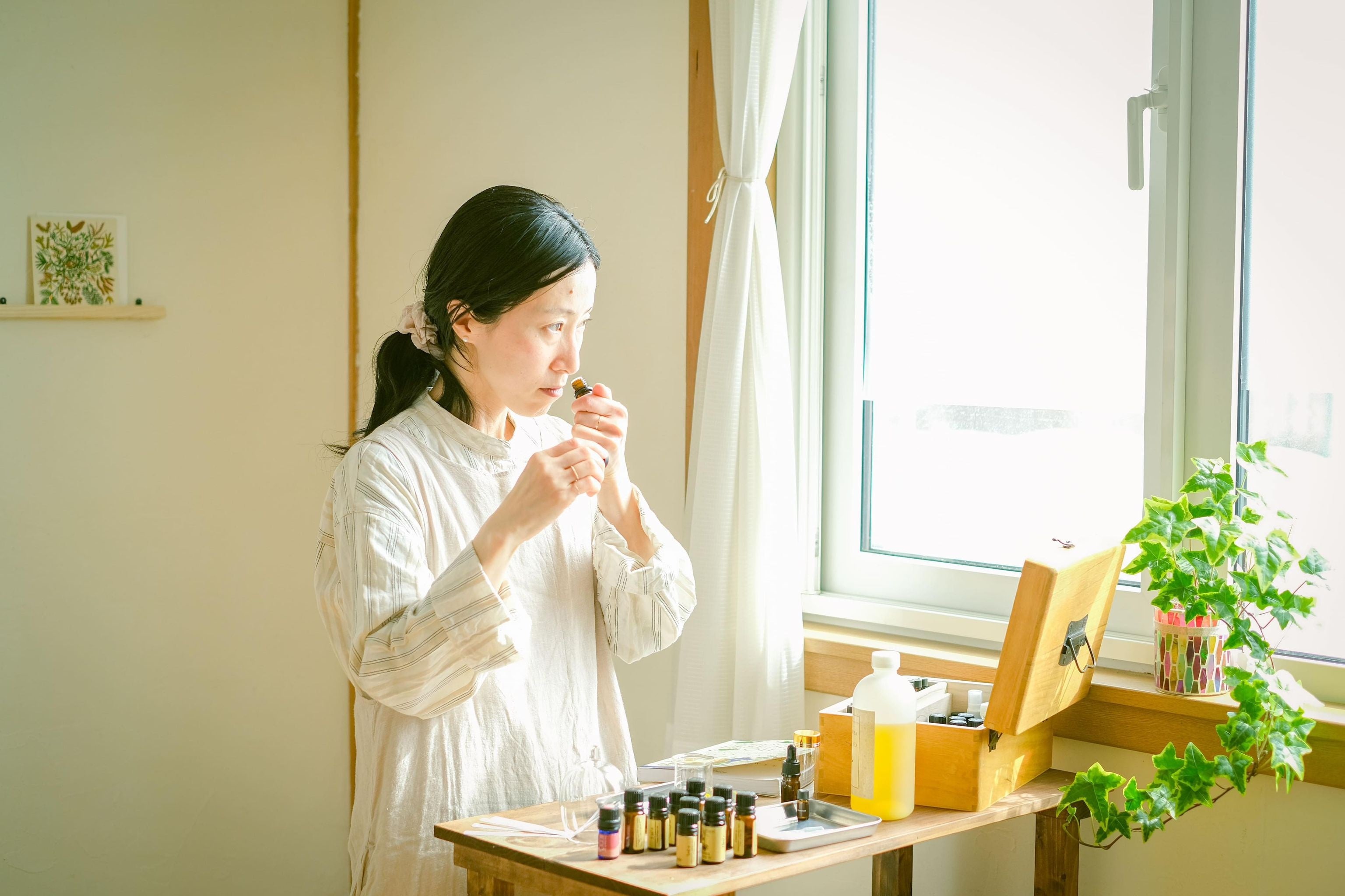 卒業し、町内でアロマ・漢方ビジネスをしているベアーズ3期生