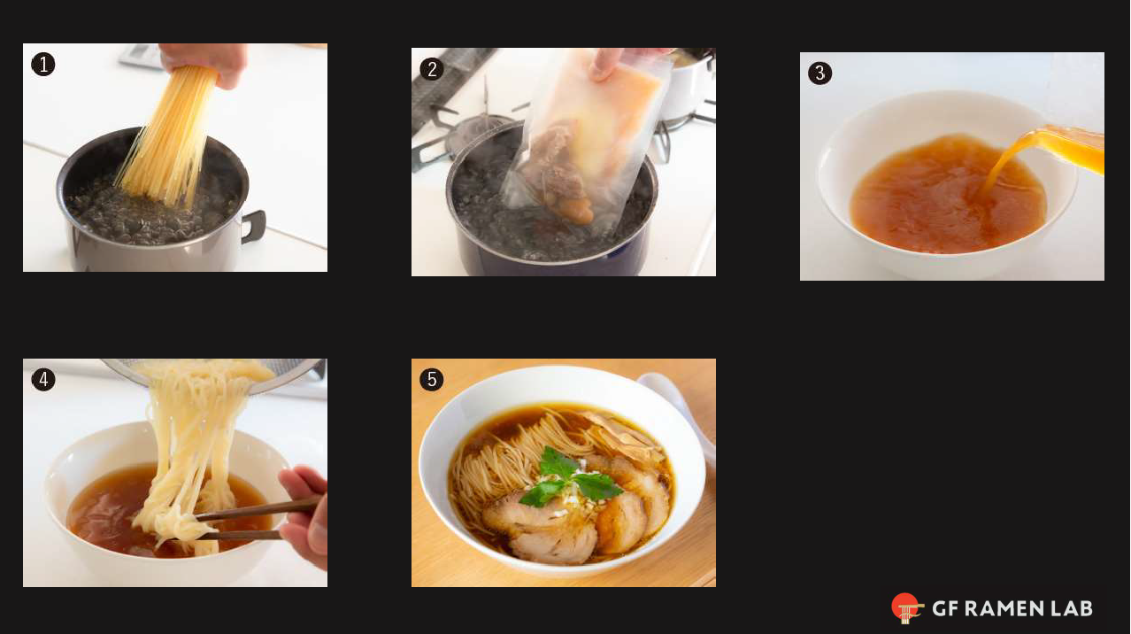 （ケンミン）GF RAMEN LAB黄金の鶏油しょうゆラーメンつくり方