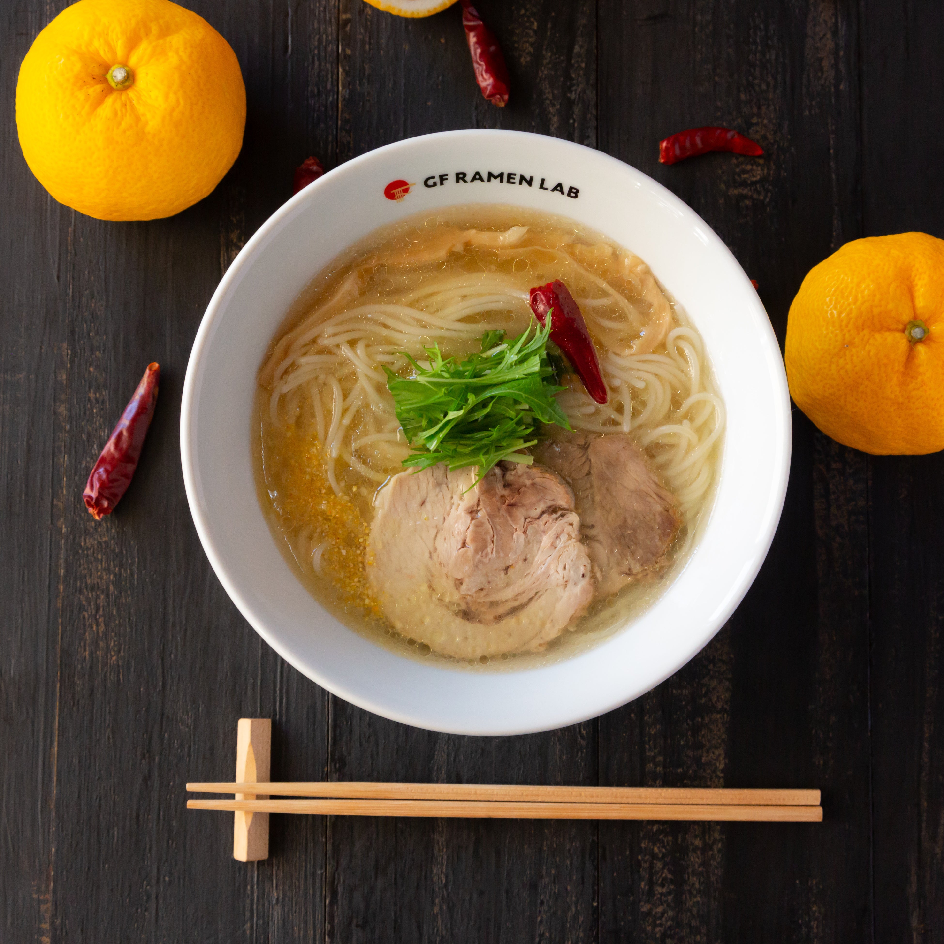 GF RAMEN LAB　鶏清湯のすっきり柚子塩ラーメン