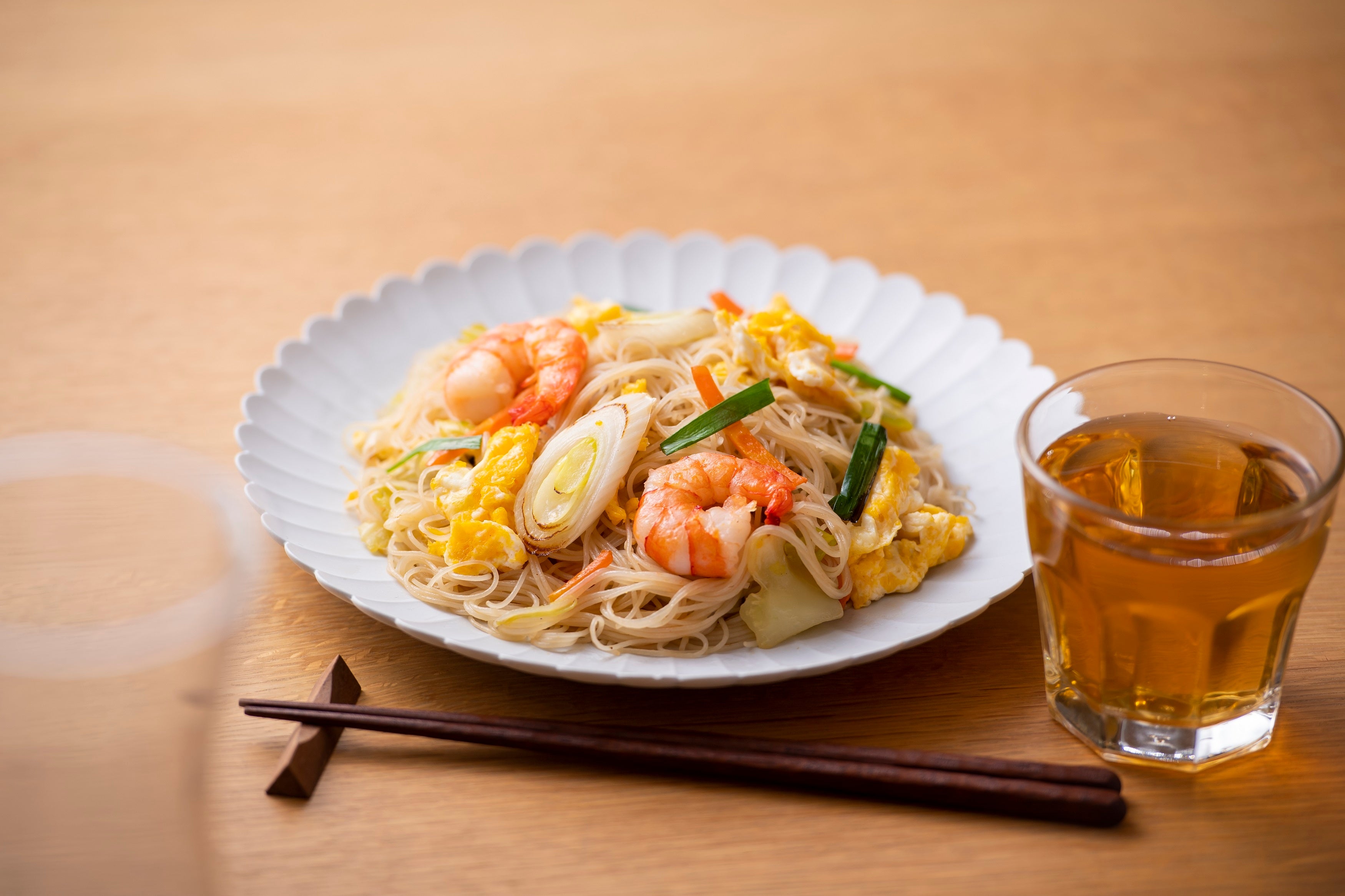 焼ビーフンプレーン調理イメージ