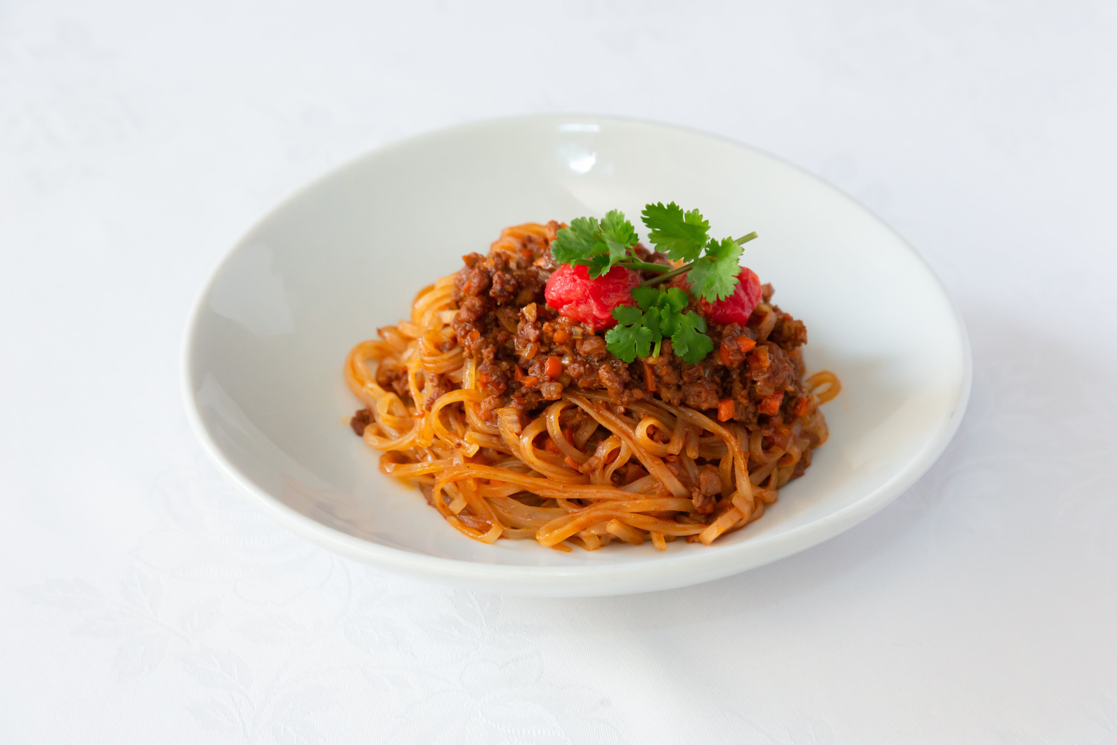 ミートソースライスパスタ