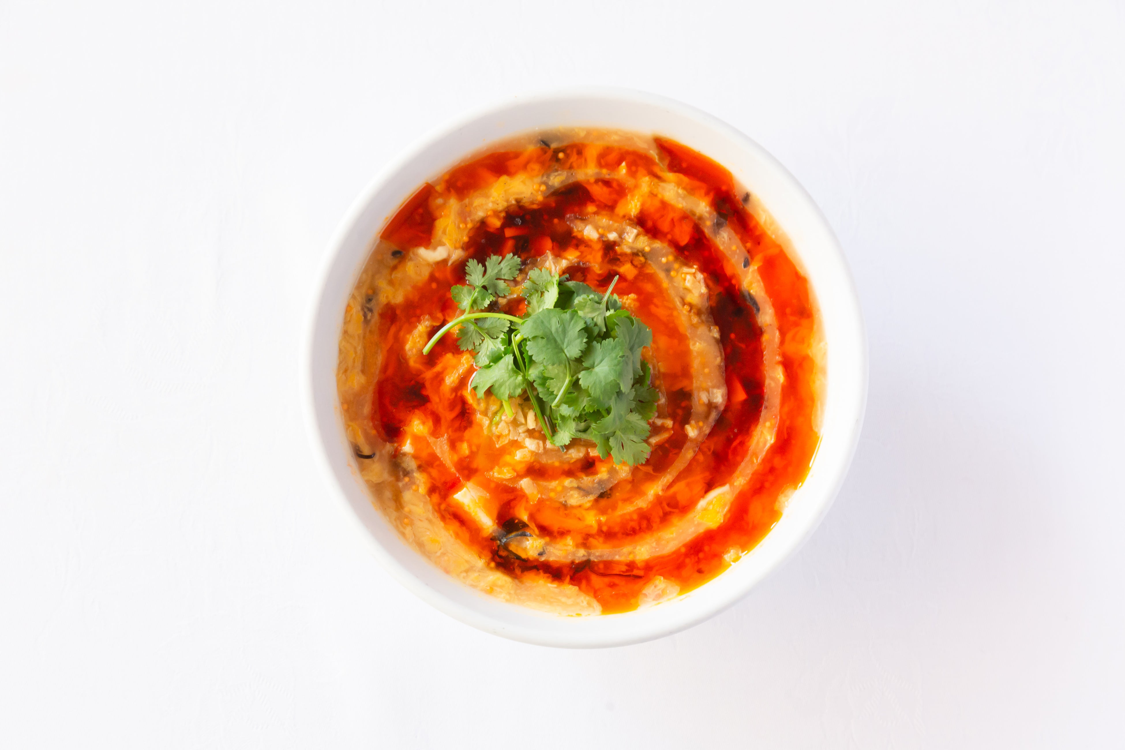 神戸スイーツトマトの酸辣湯