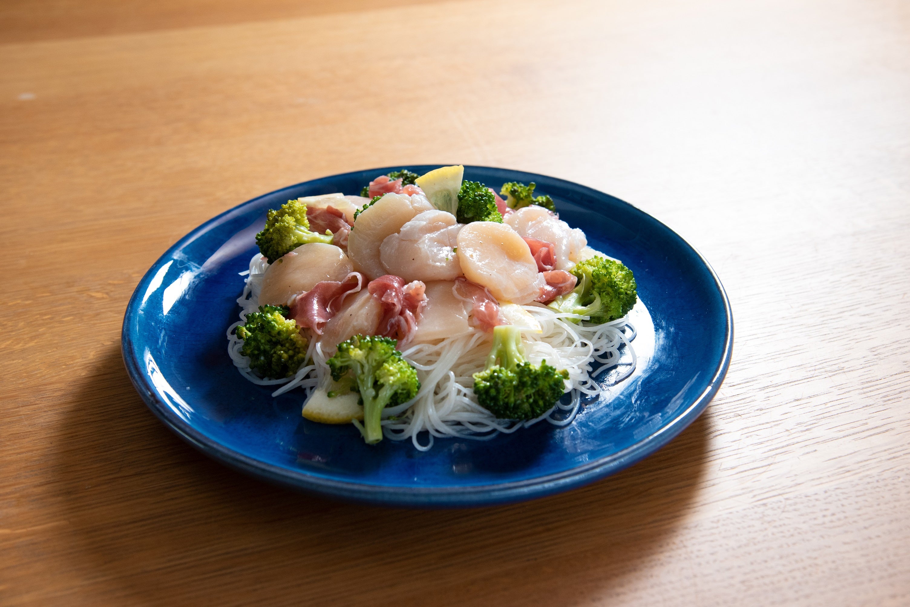 ホタテのカルパッチョビーフン