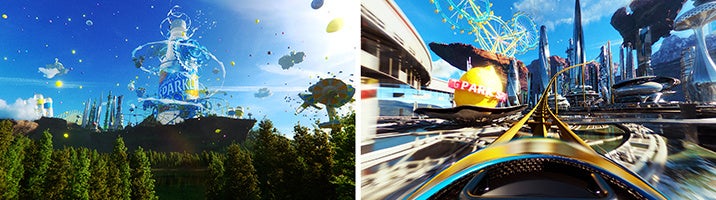 「サントリー天然水スパークリングレモンの遊園地」予告動画より