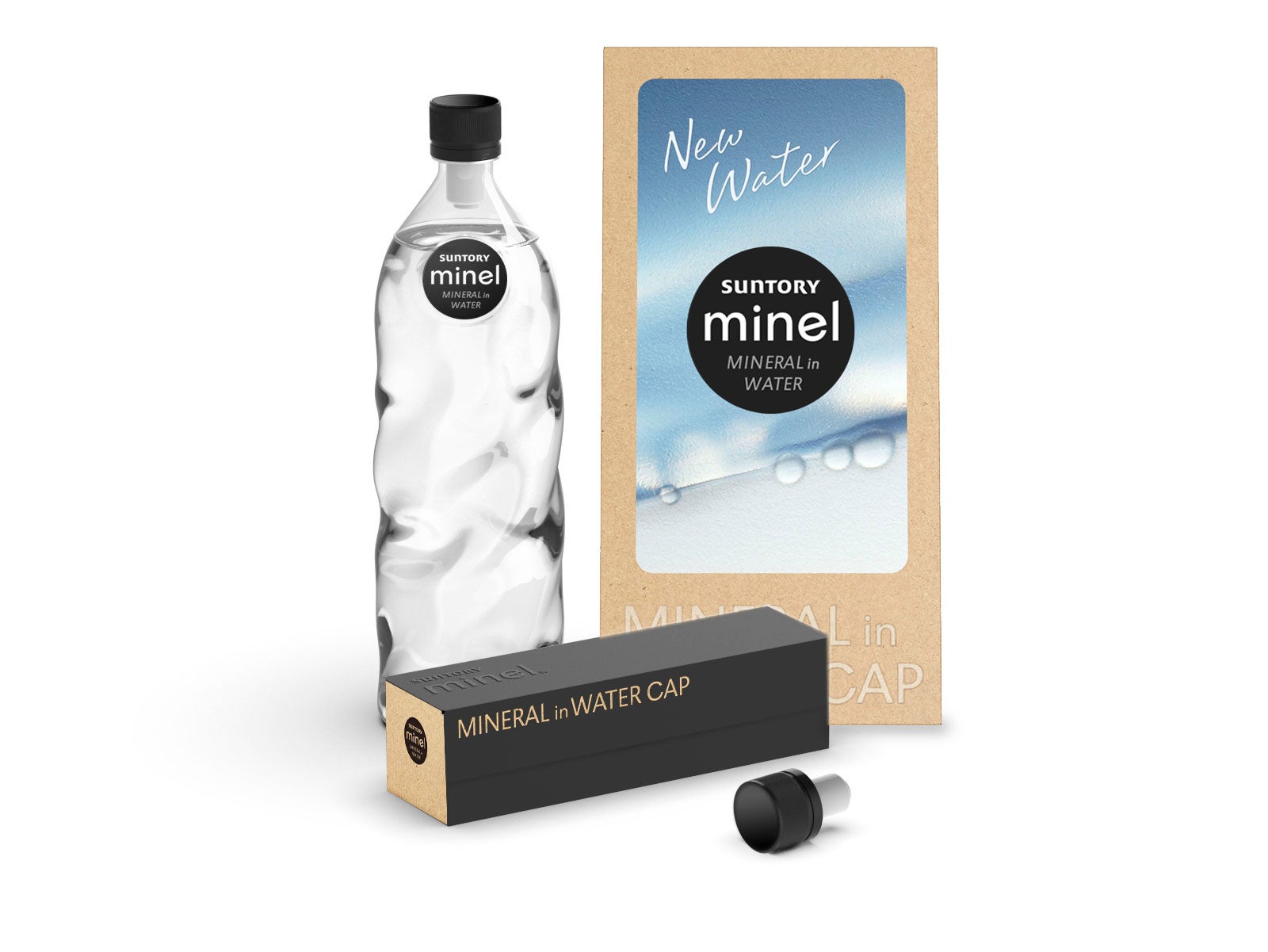 〈初回限定〉minelスターターセット(キャップ6個セット、専用ボトル1本)