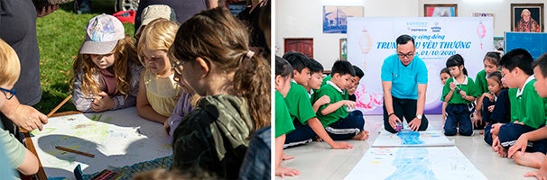 〈各国での取り組みの様子〉