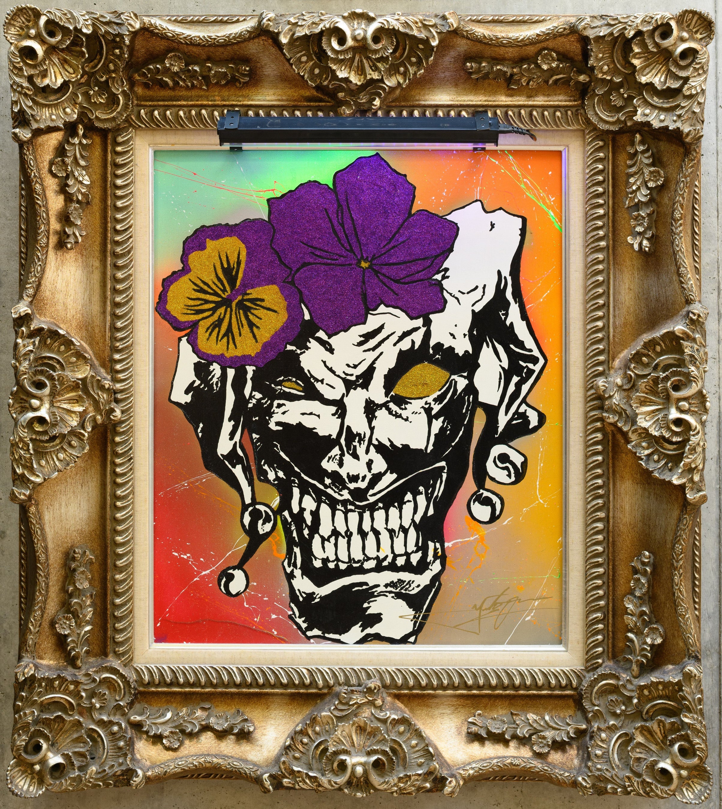 Clown wearing a flower Crown~pansy~(picture) ( Yuto Ono ) オーディエンス賞