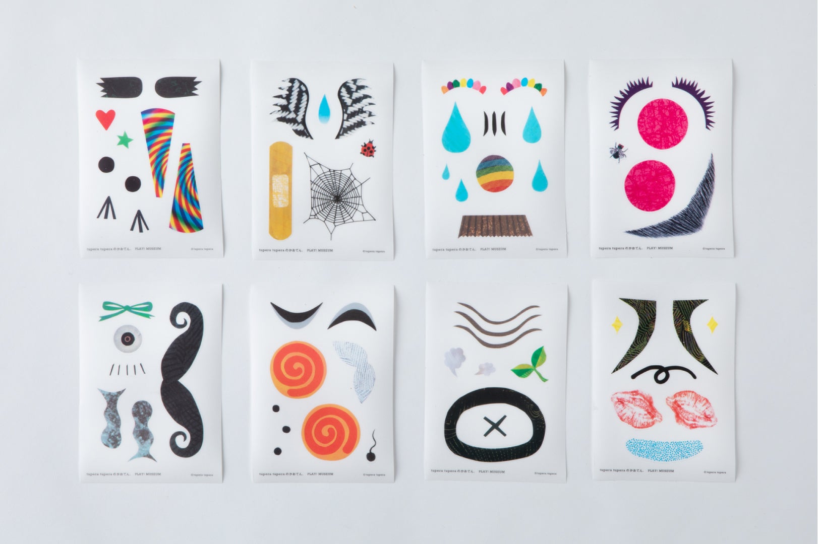 かおシール (全8種)