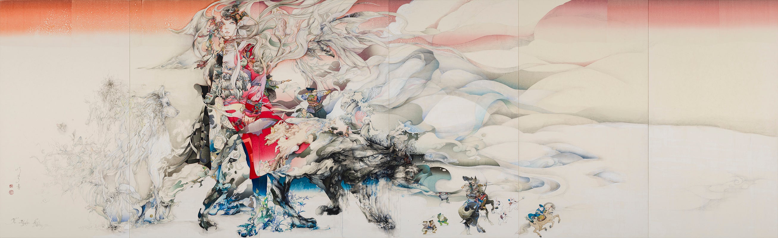 《L‘Alpha et l’Oméga》(左隻) 　丸沼芸術の森　2019年