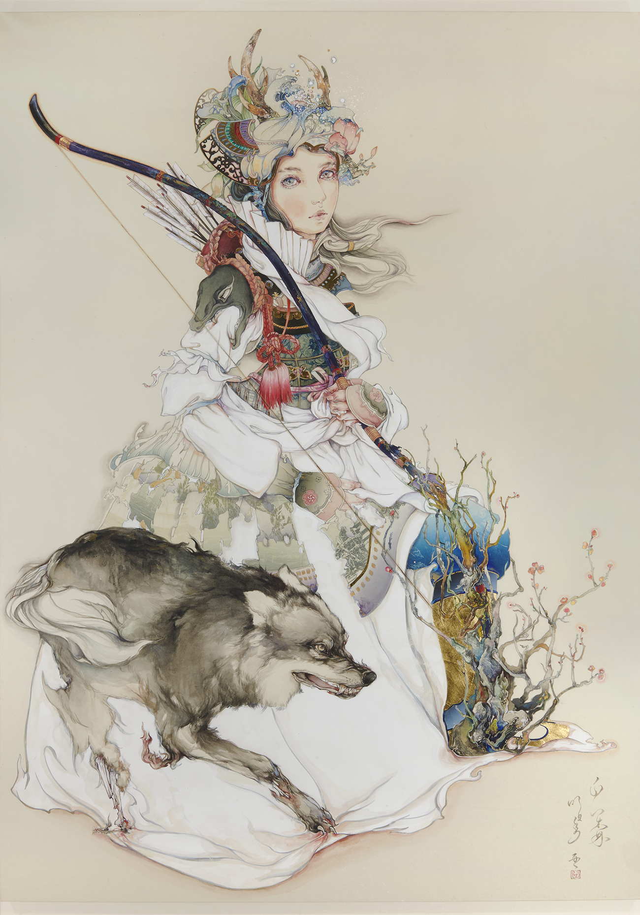 《La forêt blanche》　個人蔵　2016年