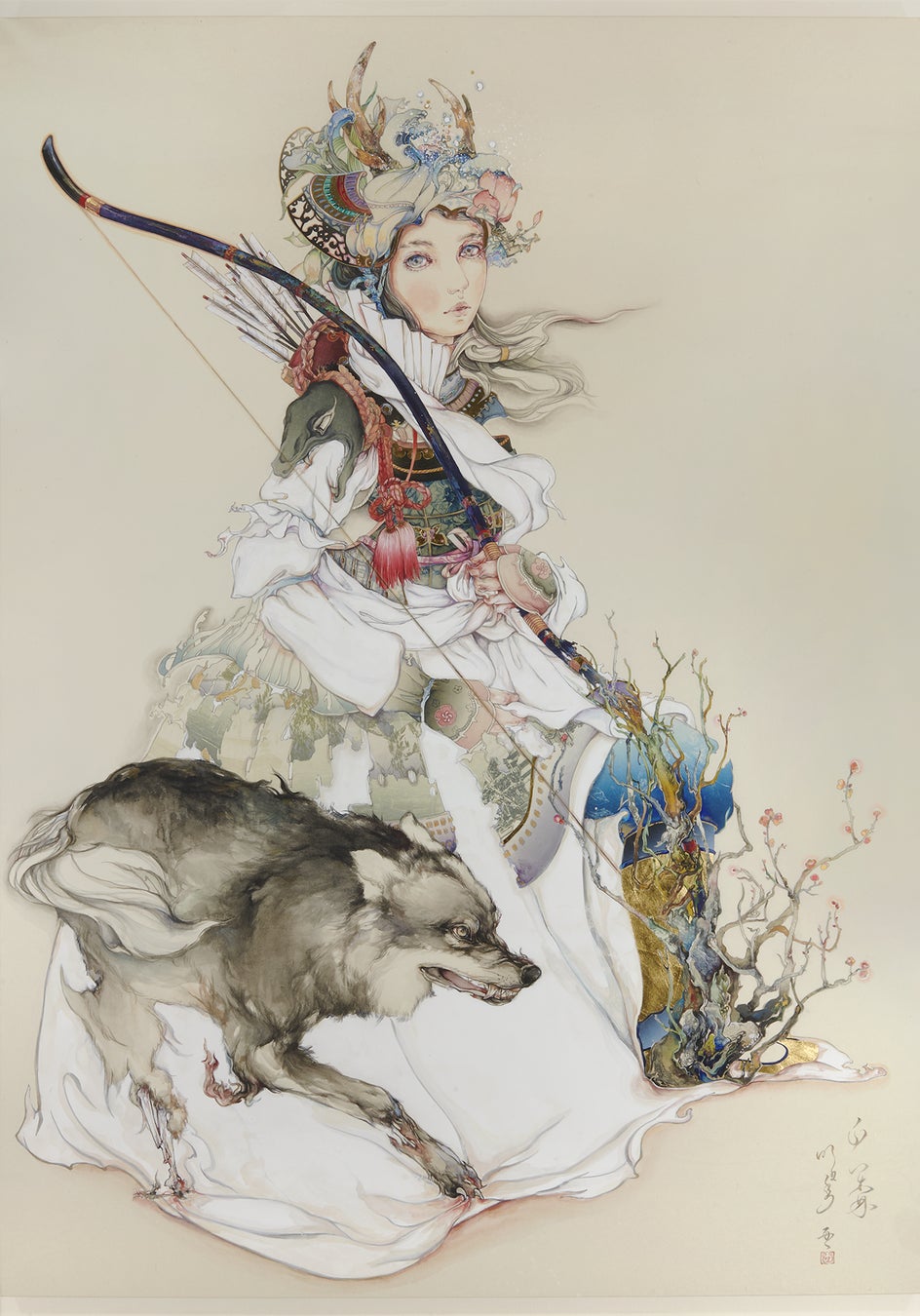 《La forêt blanche》 個人蔵 2016年