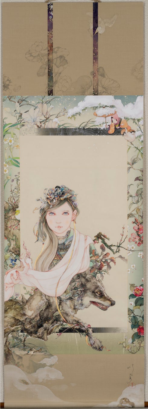 《秋草花図》  丸沼芸術の森 2018年