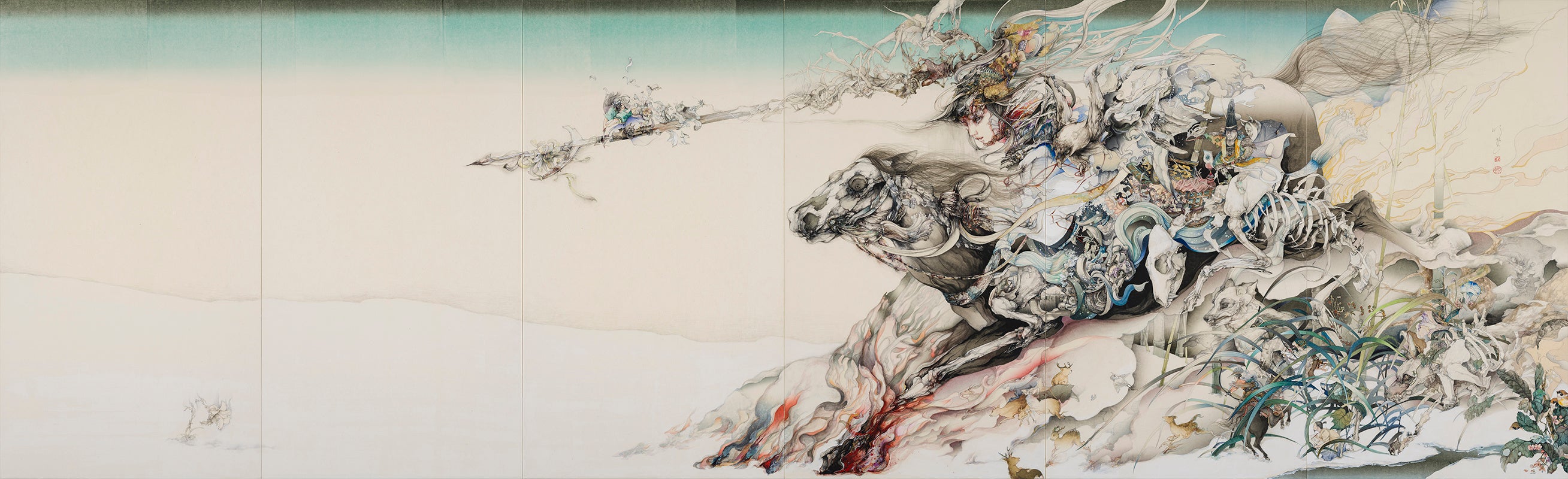 《L‘Alpha et l’Oméga》(右隻) 　丸沼芸術の森　2019年