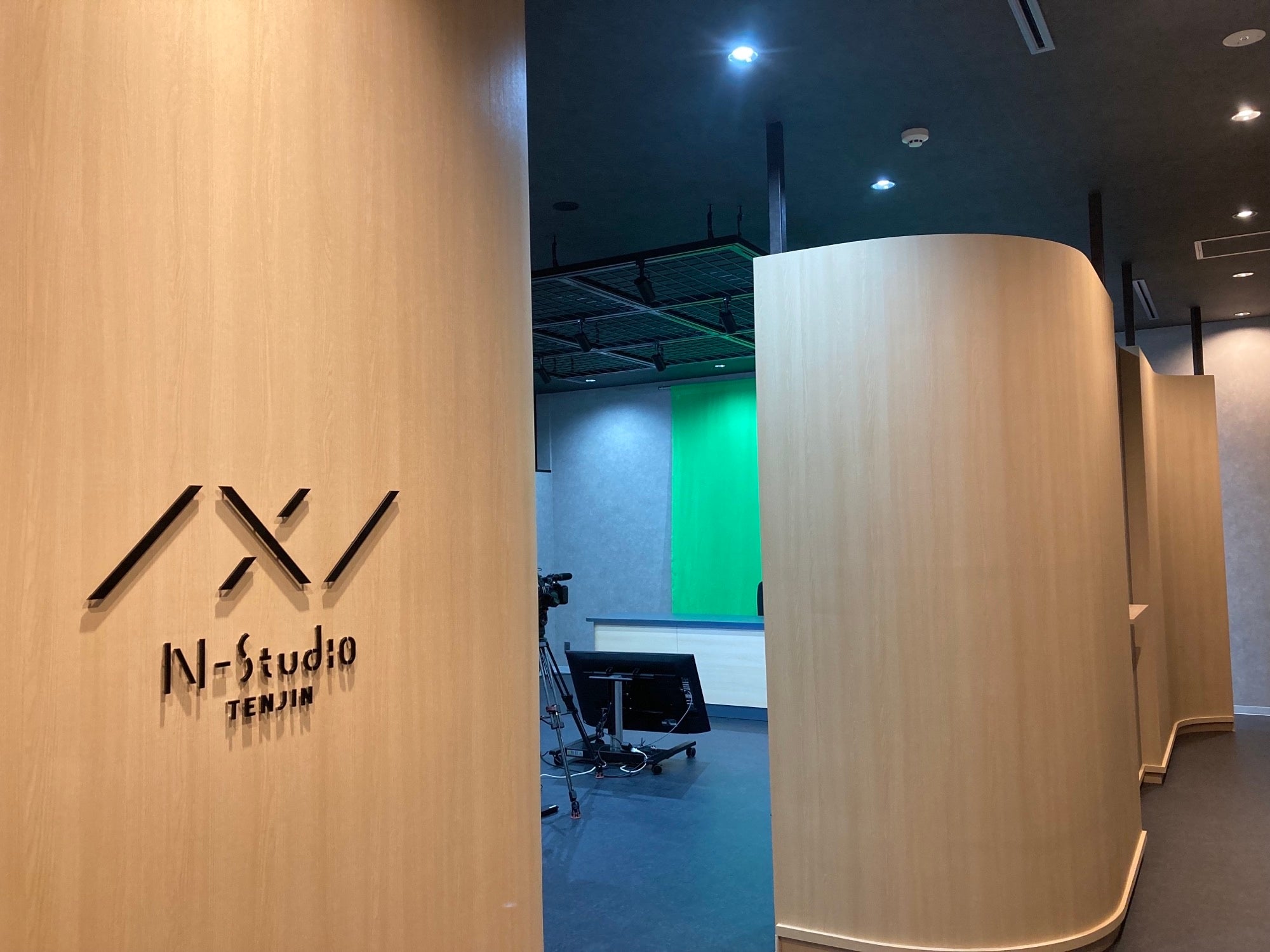 曲線を活かした空間