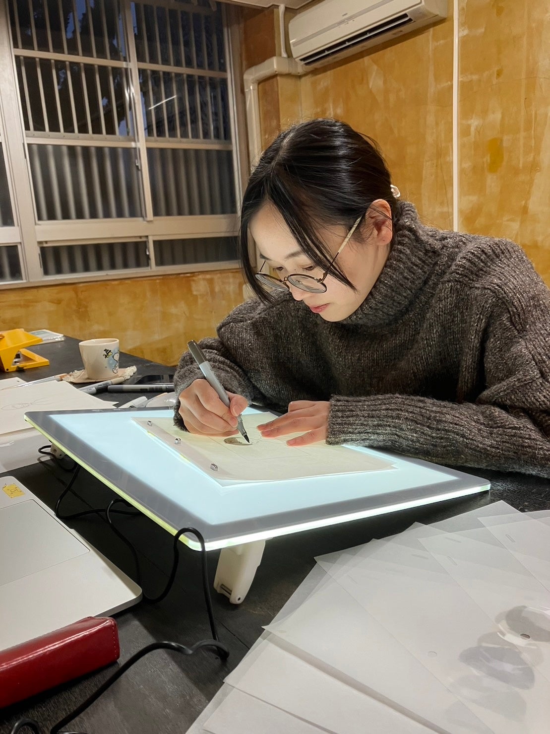 長野 櫻子　制作風景