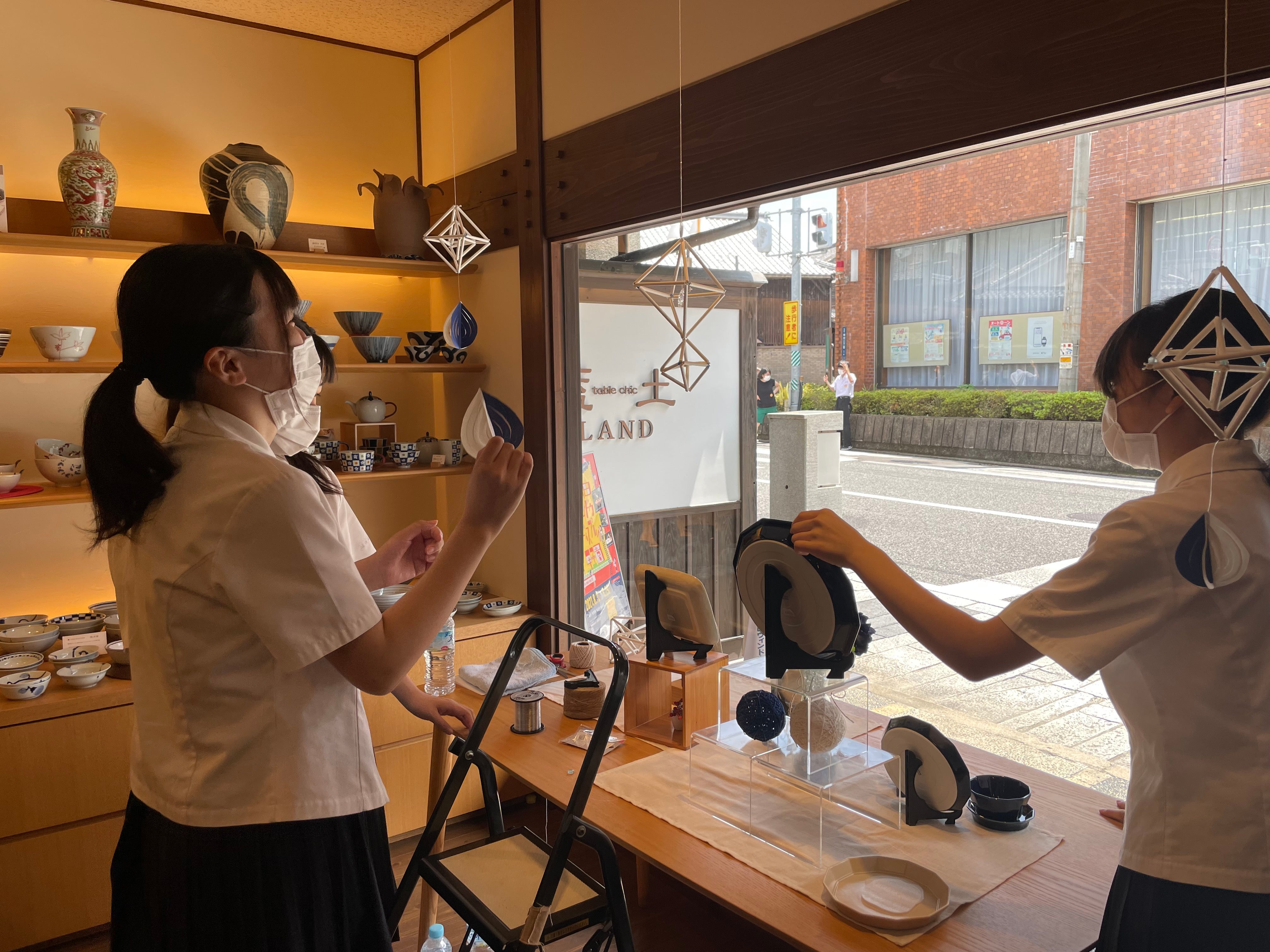 昨年の設営の様子