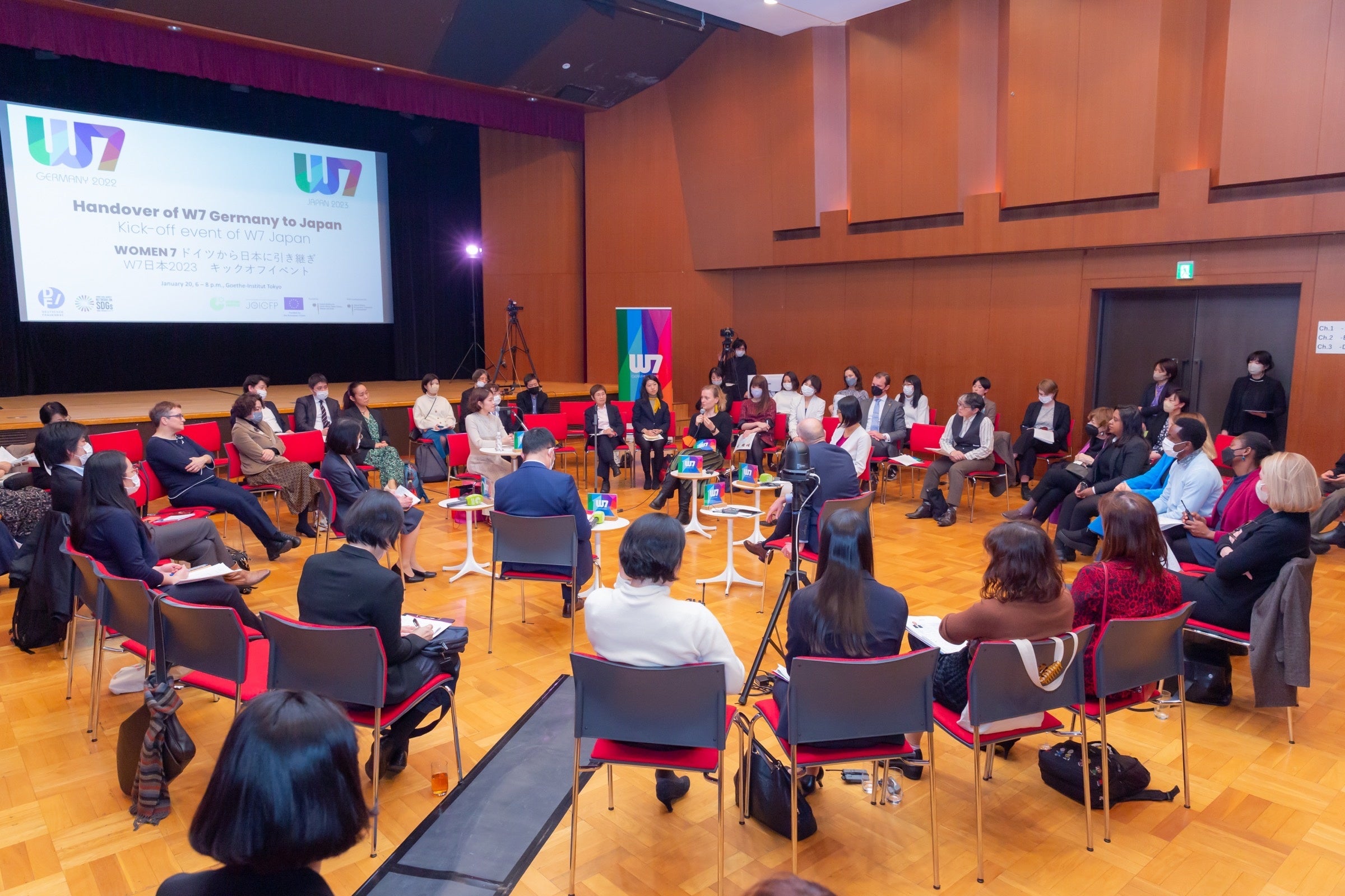 1月20日に都内で開催されtたW７キックオフ会合の様子