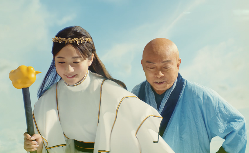 サイ坊主「会社にサイボウズのキントーンが入り、ヒョウケイさんの呪いが解けて、やりたかった事ができた喜びの表現じゃ」