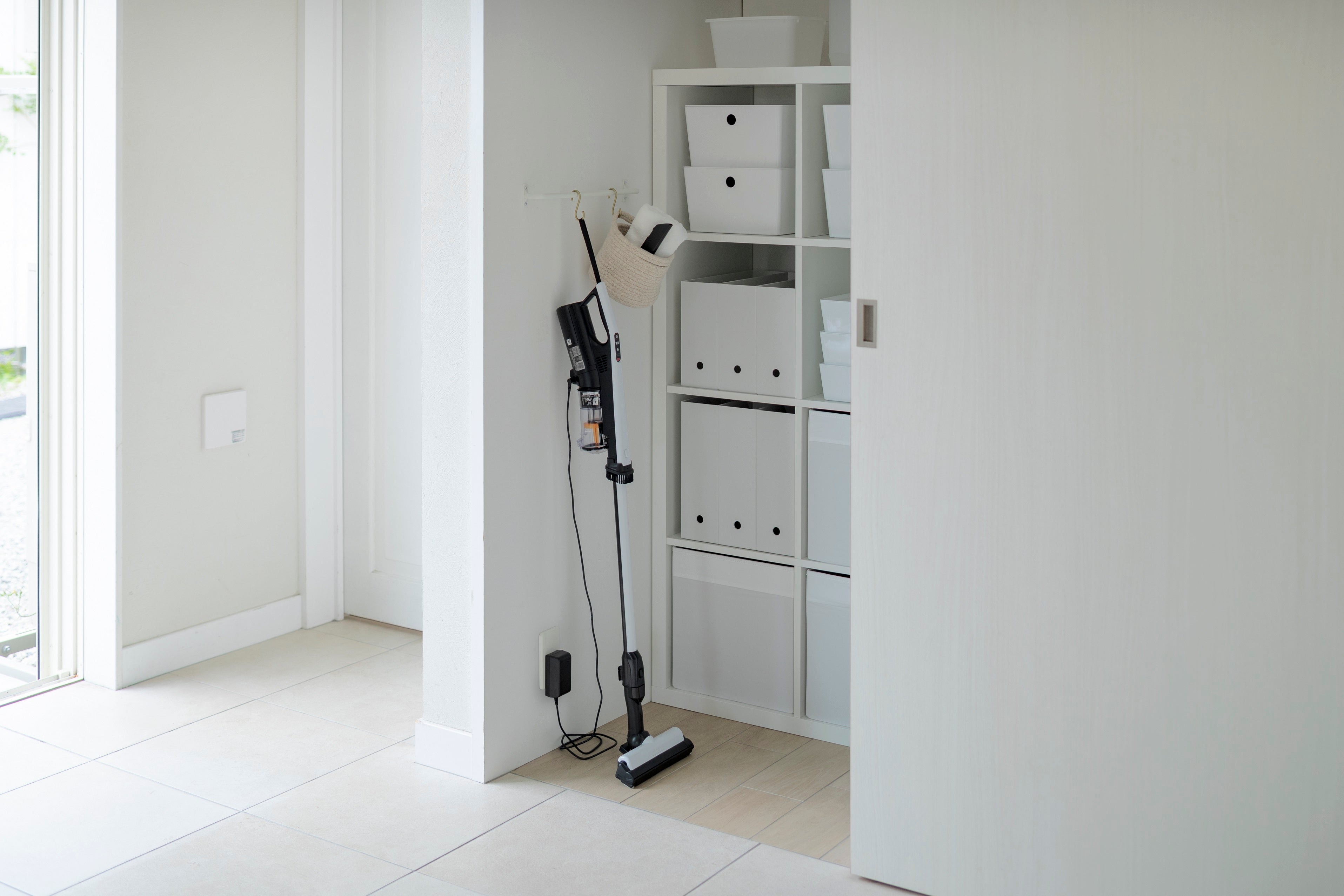 図6吊るして収納