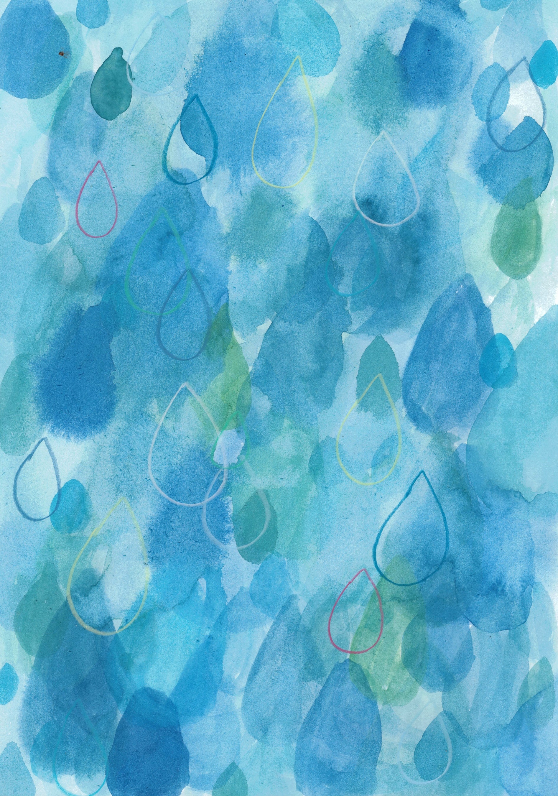 NFT作品名「好きな雨」【アーティスト　あんず】