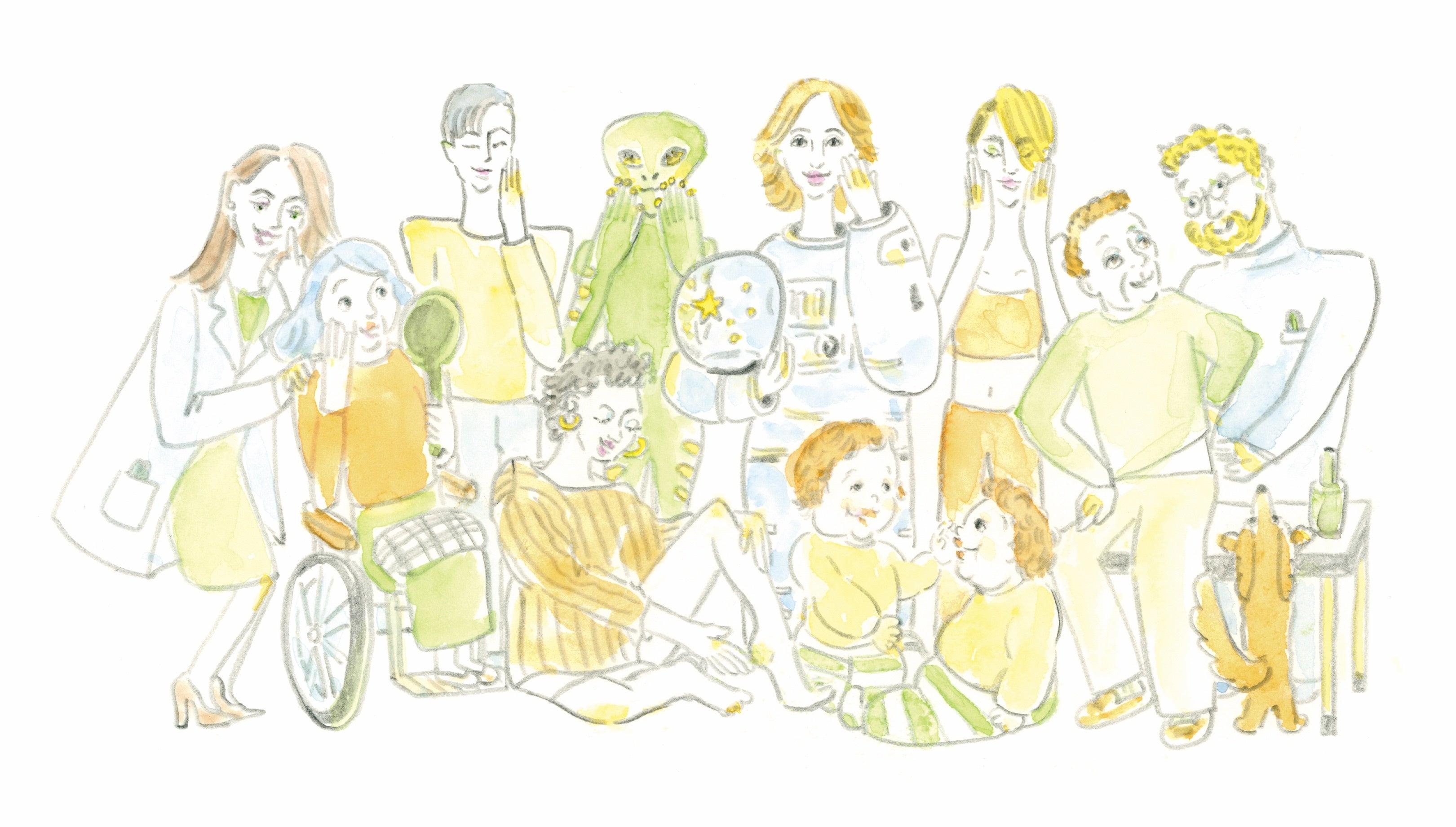 宇宙化粧品 スペースコスメ フェイスピース 赤ちゃんからお年寄りまで全人類のためのスキンケア