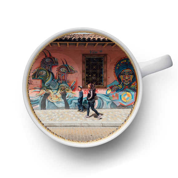 ボゴタの街並み