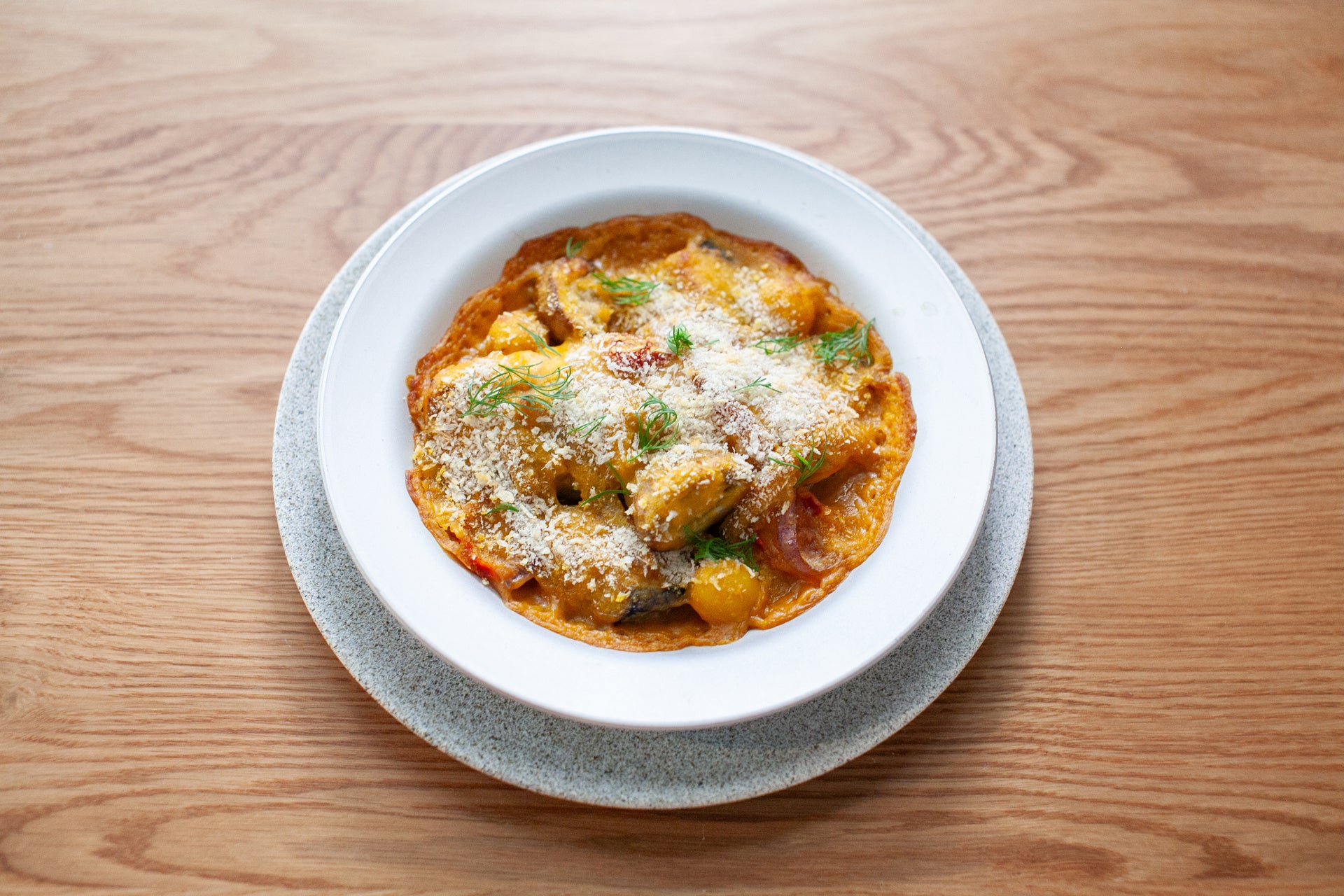 秋鮭とカボチャのアジアンハーブ焼き