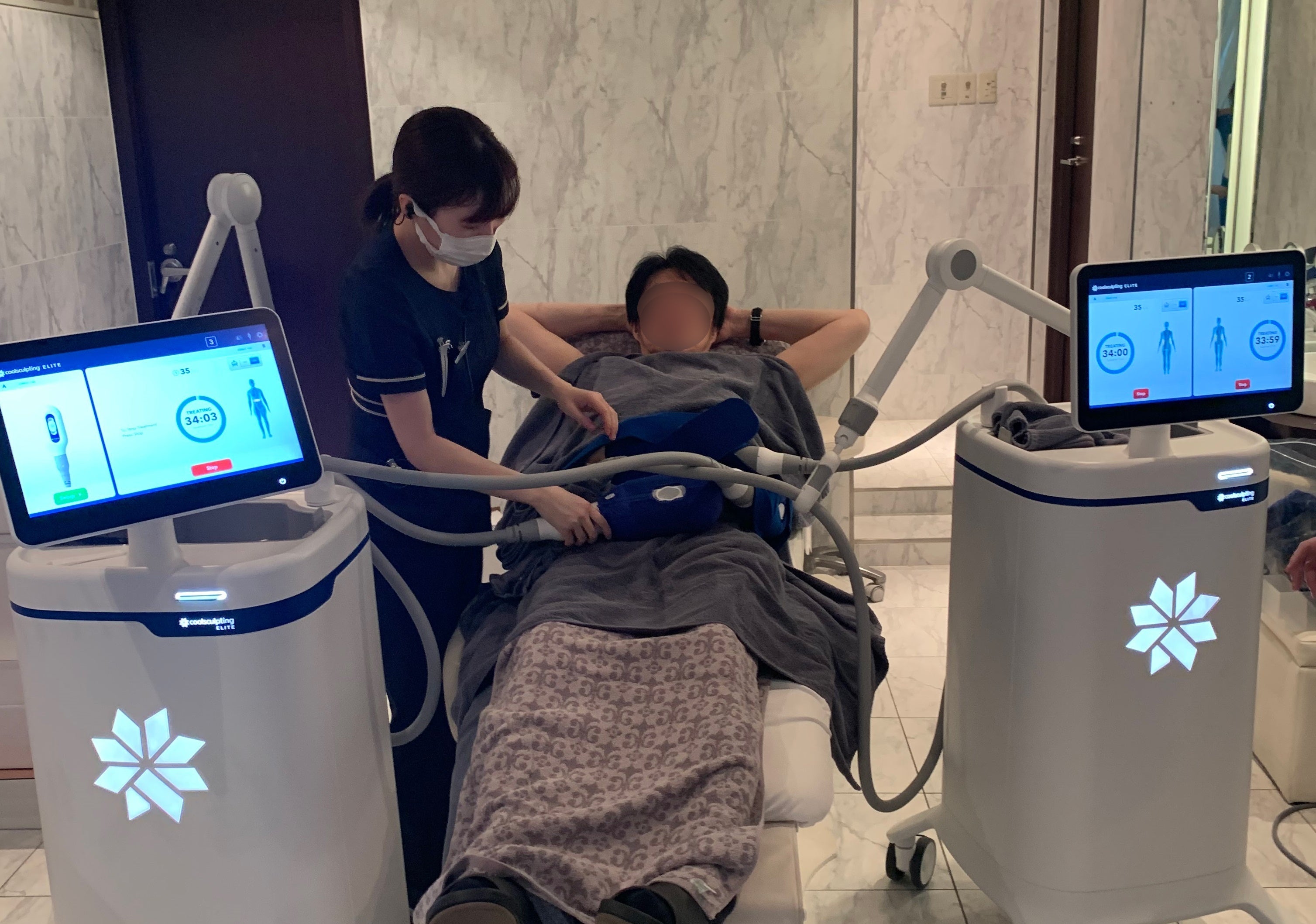 ４カ所同時施術可能