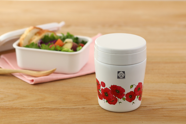 昭和レトロ100周年ボトル 昭和の懐かしレトロな花柄デザインが真空断熱ボトルになって復刻