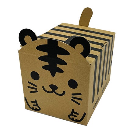 オリジナルトラ柄BOXでお届け