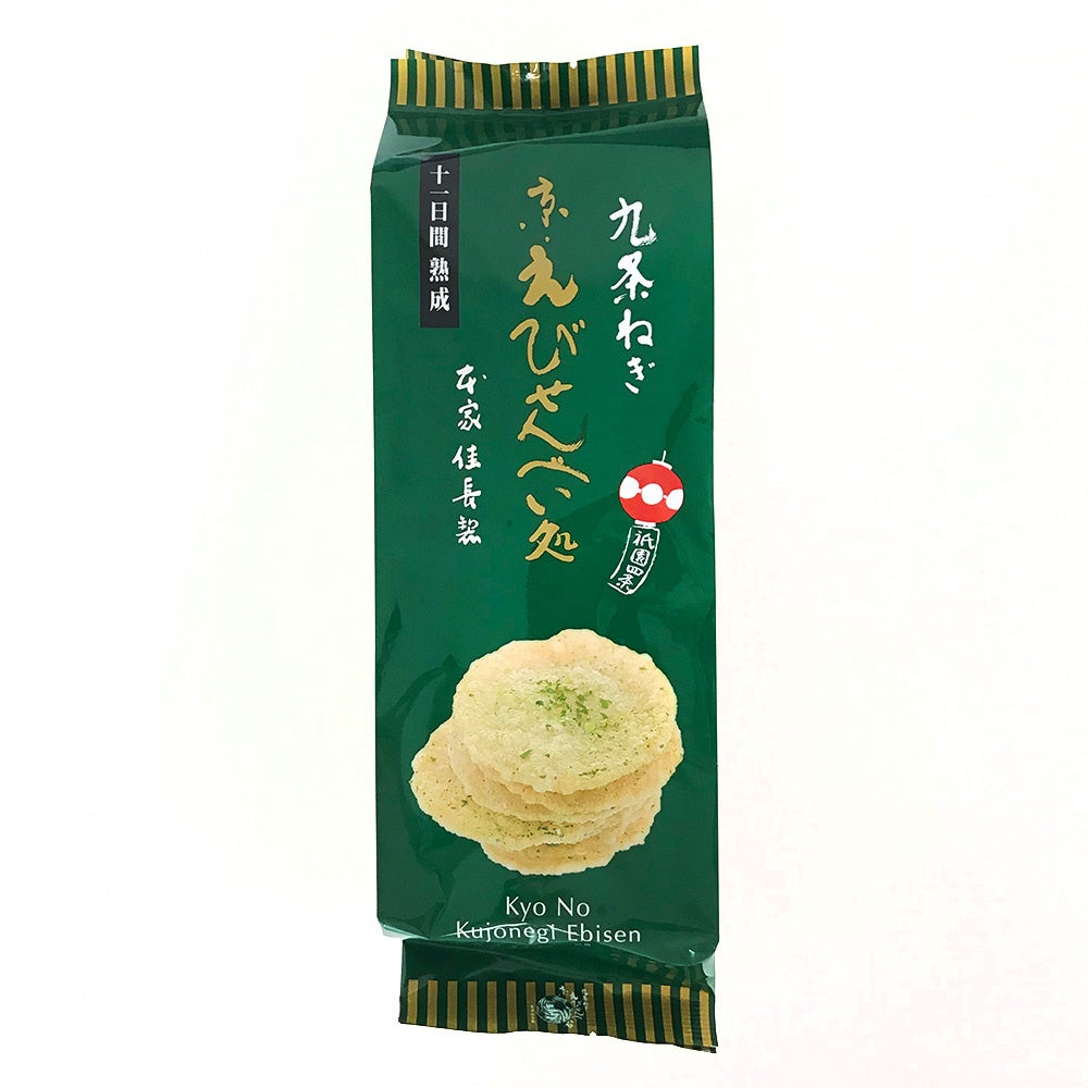 九条ねぎ京えびせんべい 14枚入