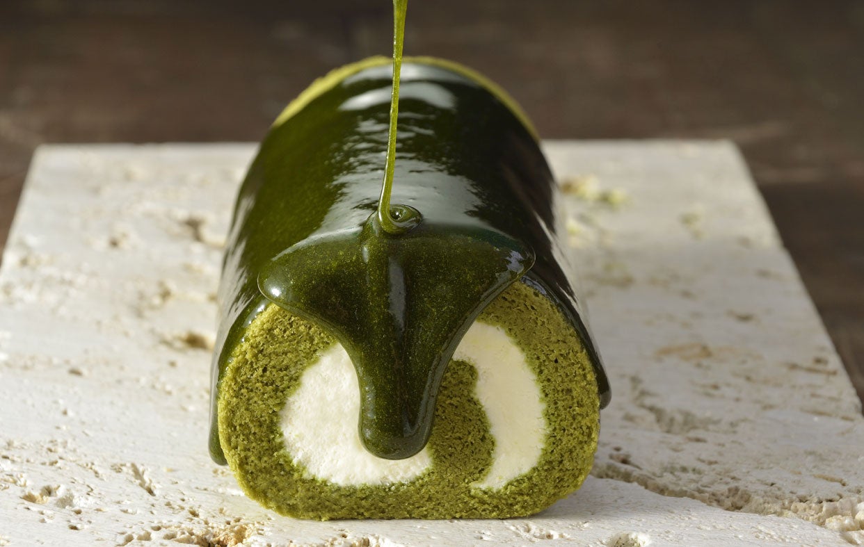 宇治抹茶生チーズロール