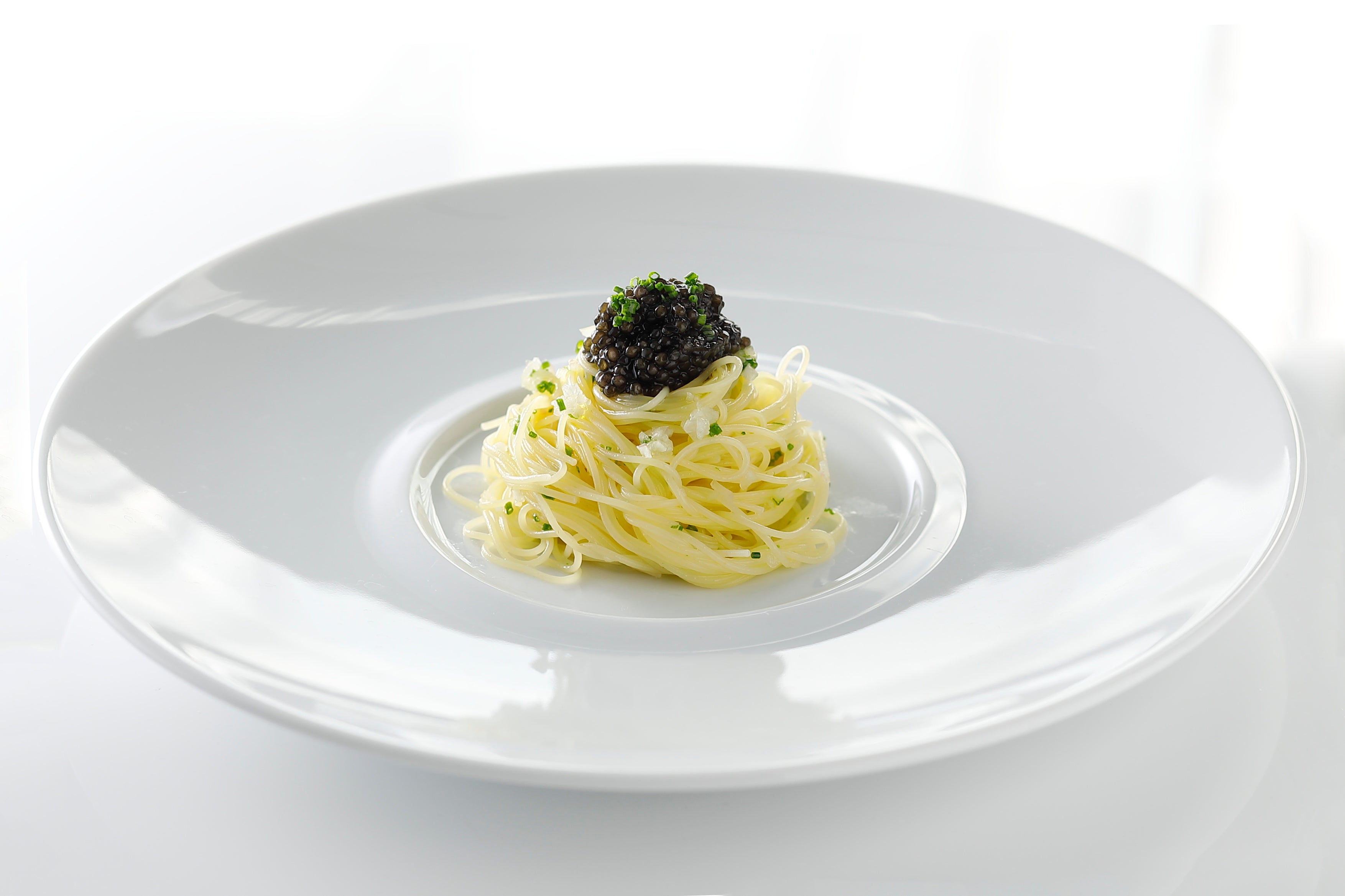 セレクションキャビアの冷製カッペリーニ