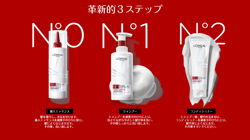 ロレアル パリから次世代ダメージリペア「ロレアルパリ ボンド リペア