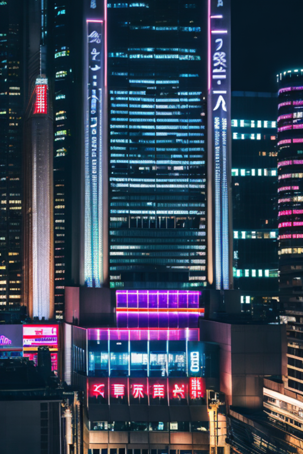 「サイバーパンクな都市」