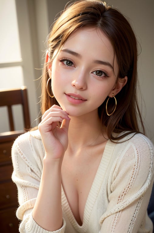 「シンプルでモダンなポートレート」