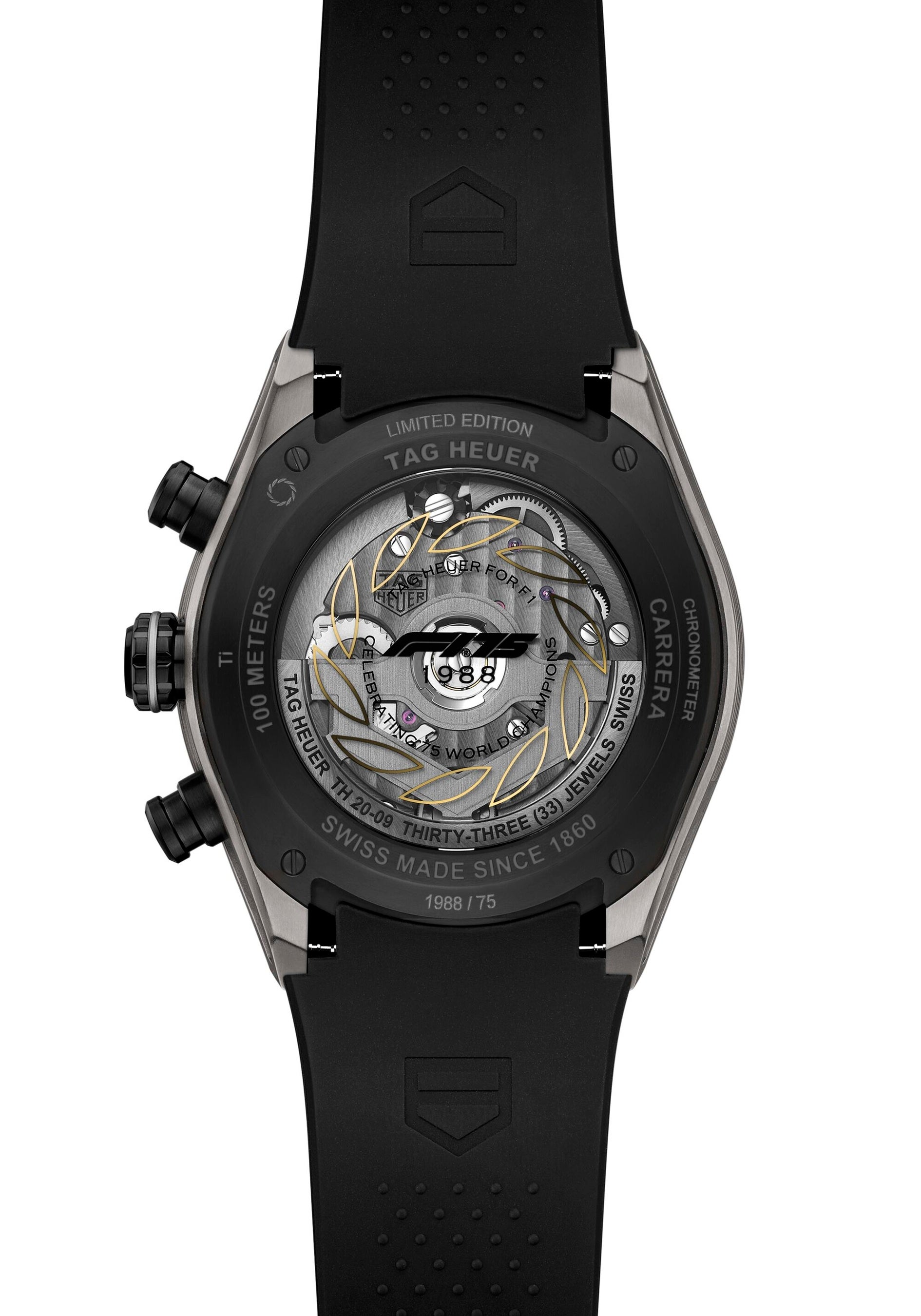 タグ・ホイヤー、フォーミュラ1®の75年にわたる栄光を祝した「タグ