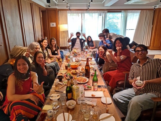 ウェルカムパーティーの様子