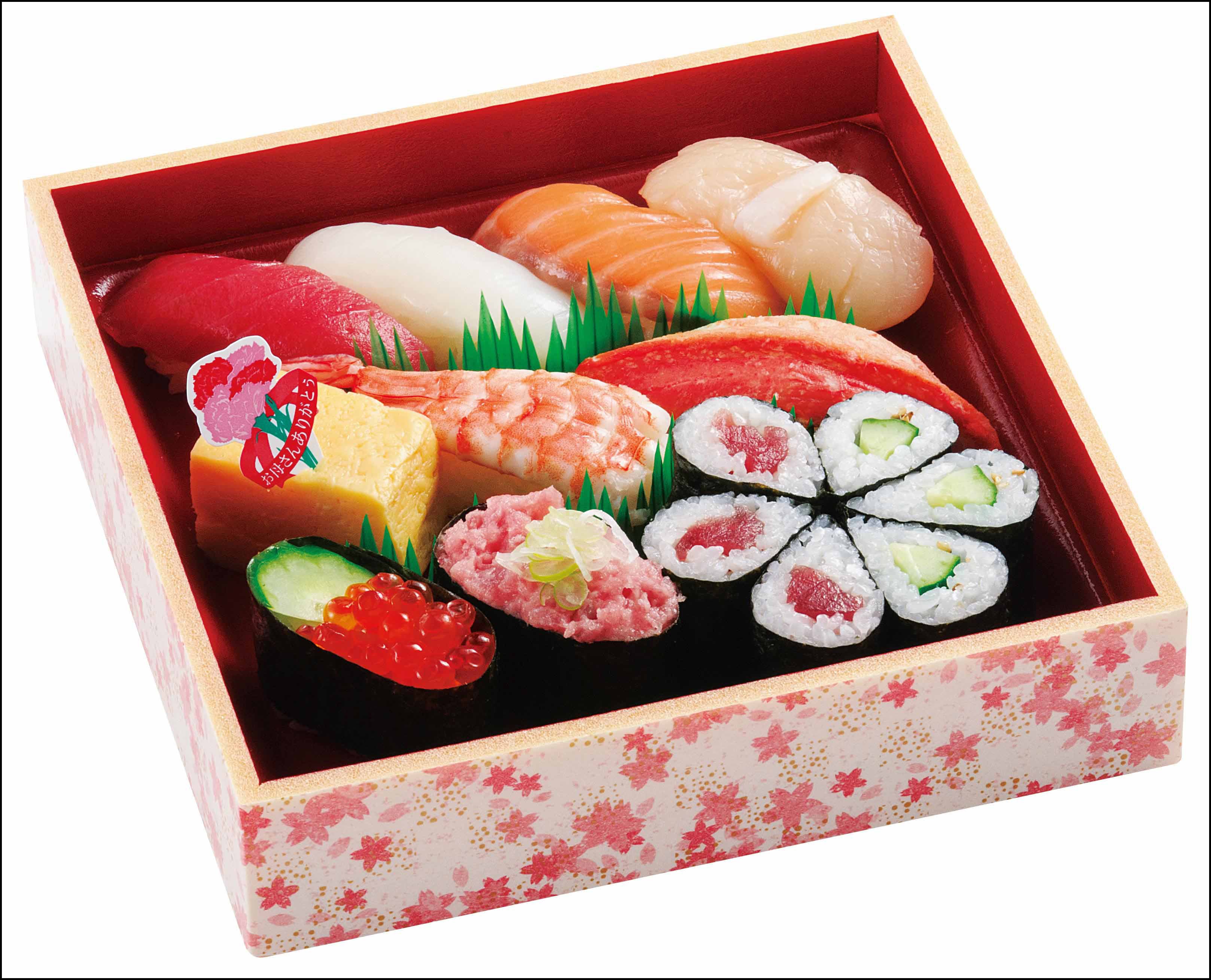 お母さんへの感謝」をお寿司で表現いたしました 5/10（金）～ 5/12（日