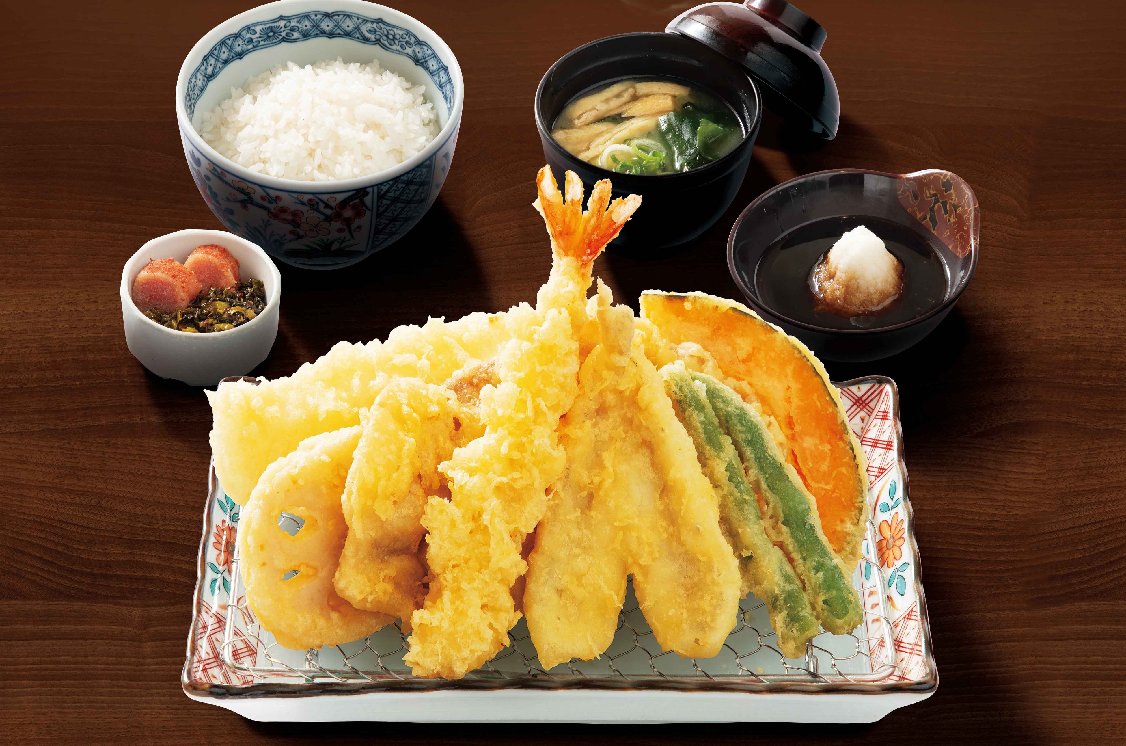 あげてんや天ぷら定食