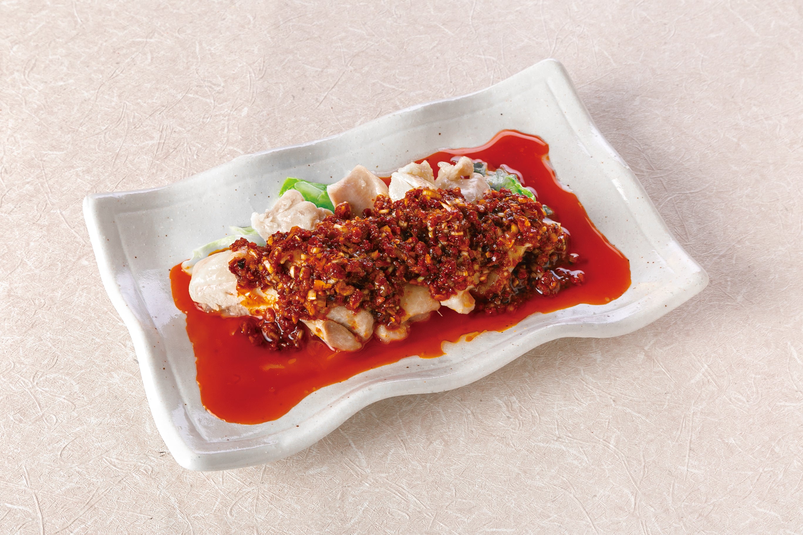 ラー油たっぷりよだれ鶏