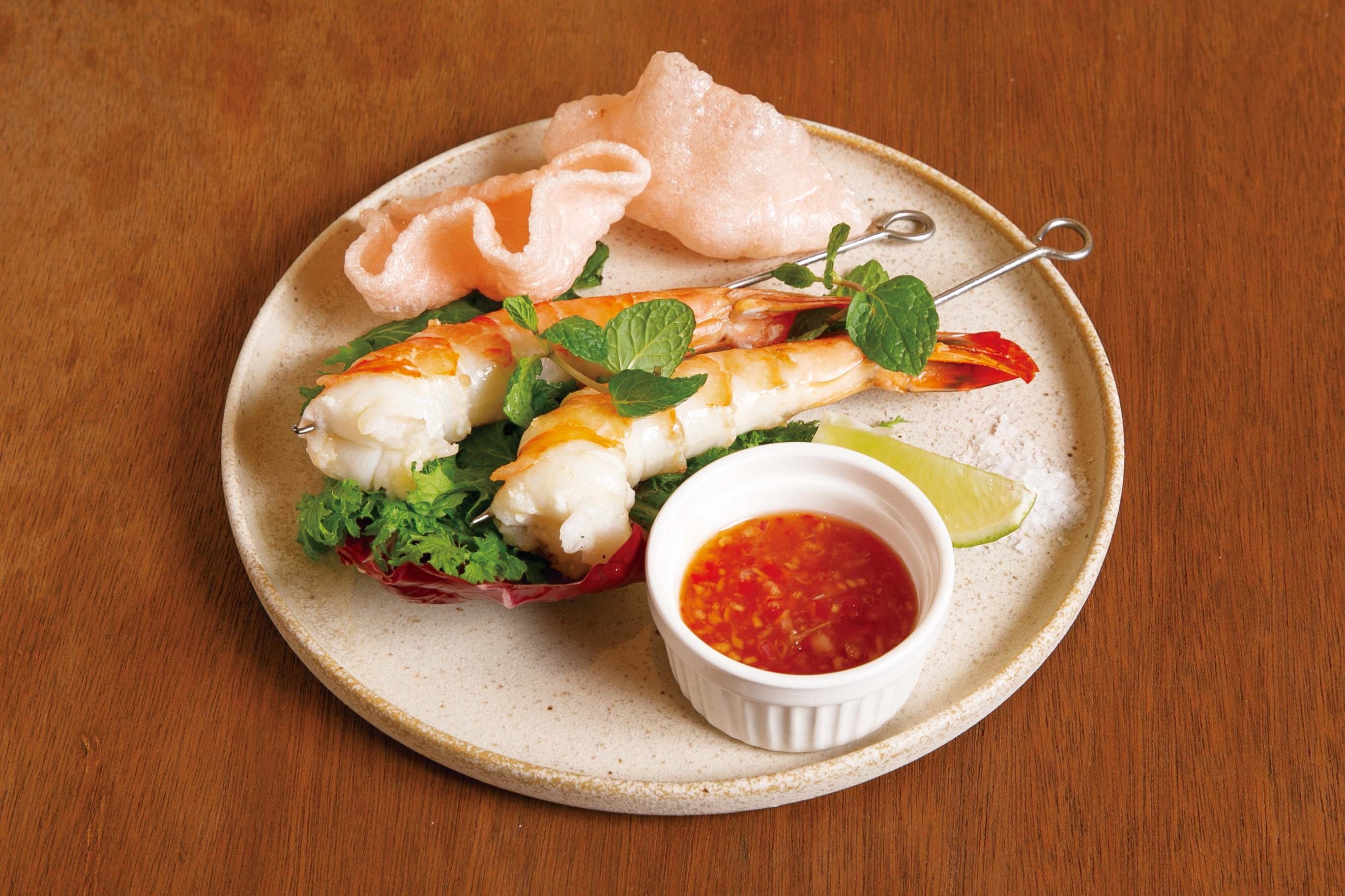 ぷりっぷり 海老のサテー