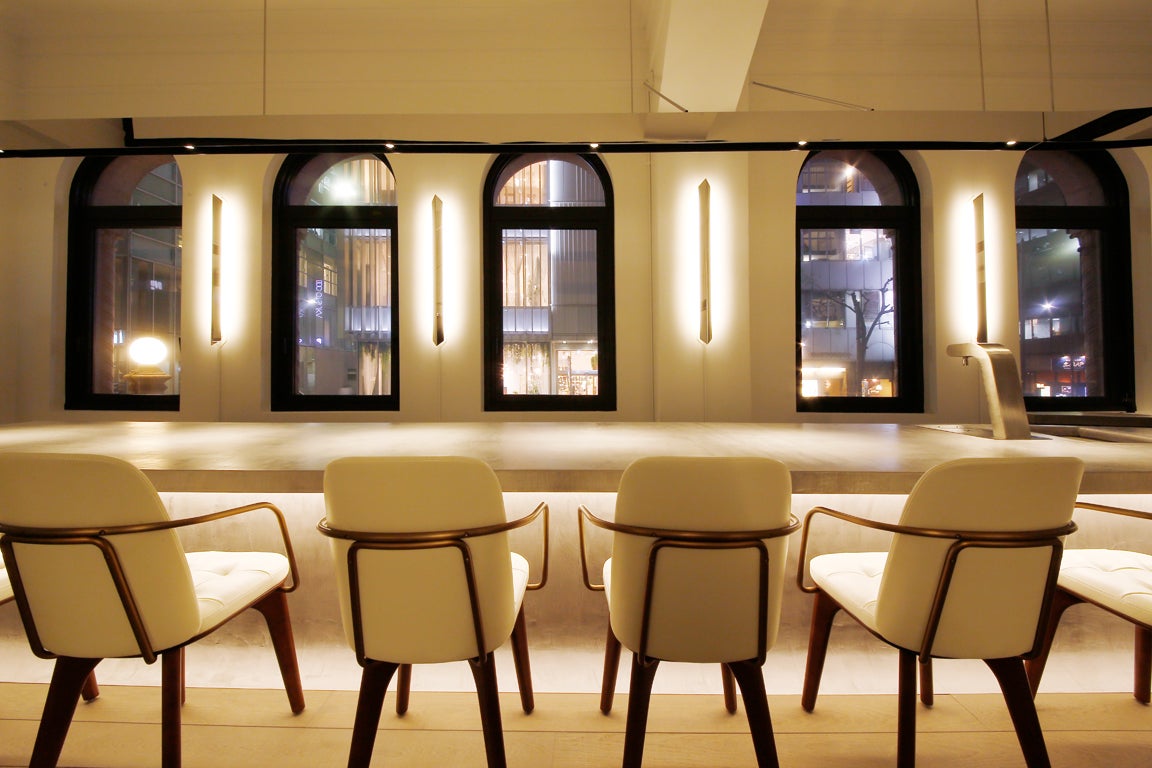 洗練されたサロンスペース