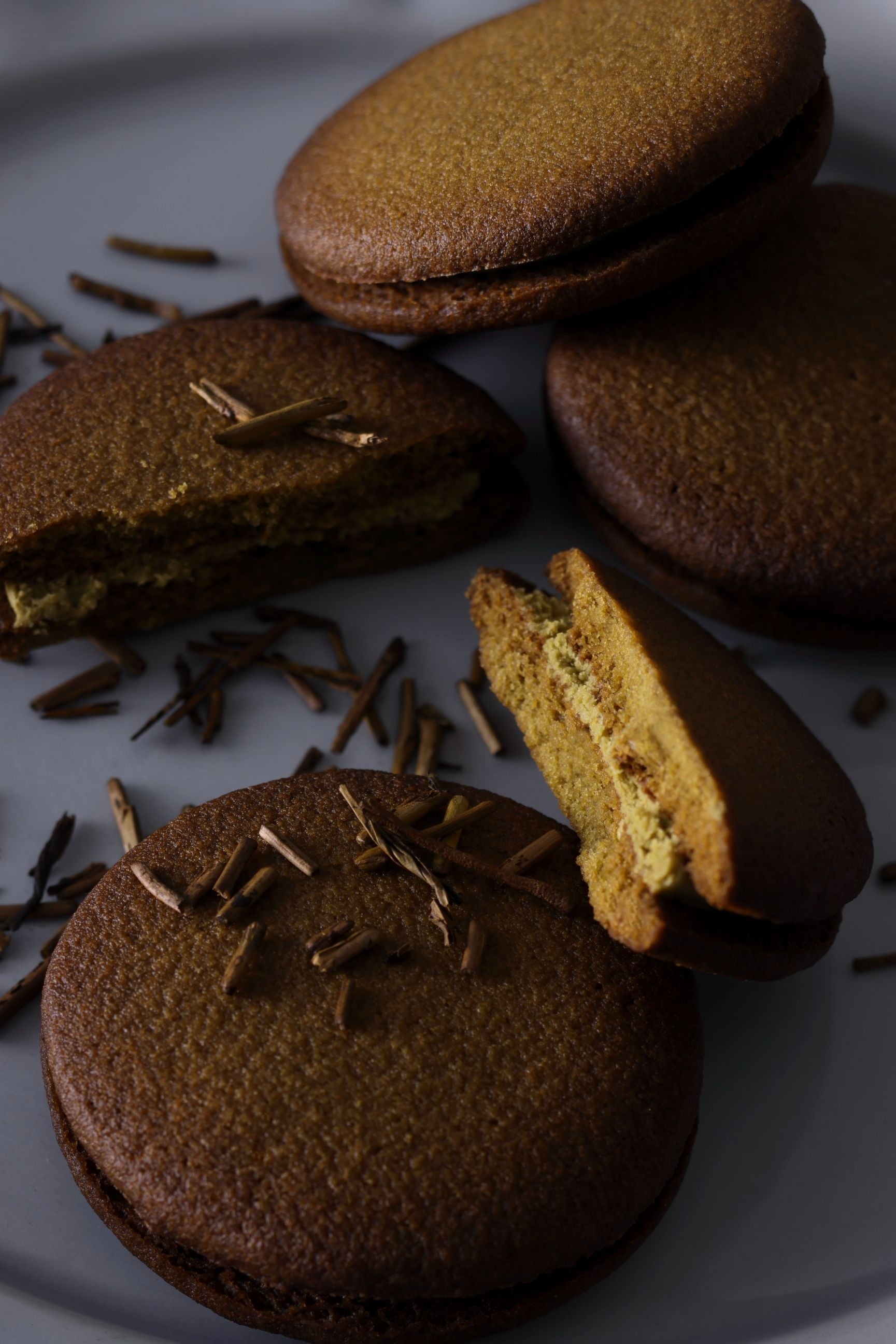 ほうじ茶ラングドシャ