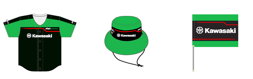 2024 鈴鹿8耐 Kawasaki カワサキ 応援グッズ 未使用 3点 カワサキモータースジャパン 「2024 鈴鹿8耐 応援ありがとう