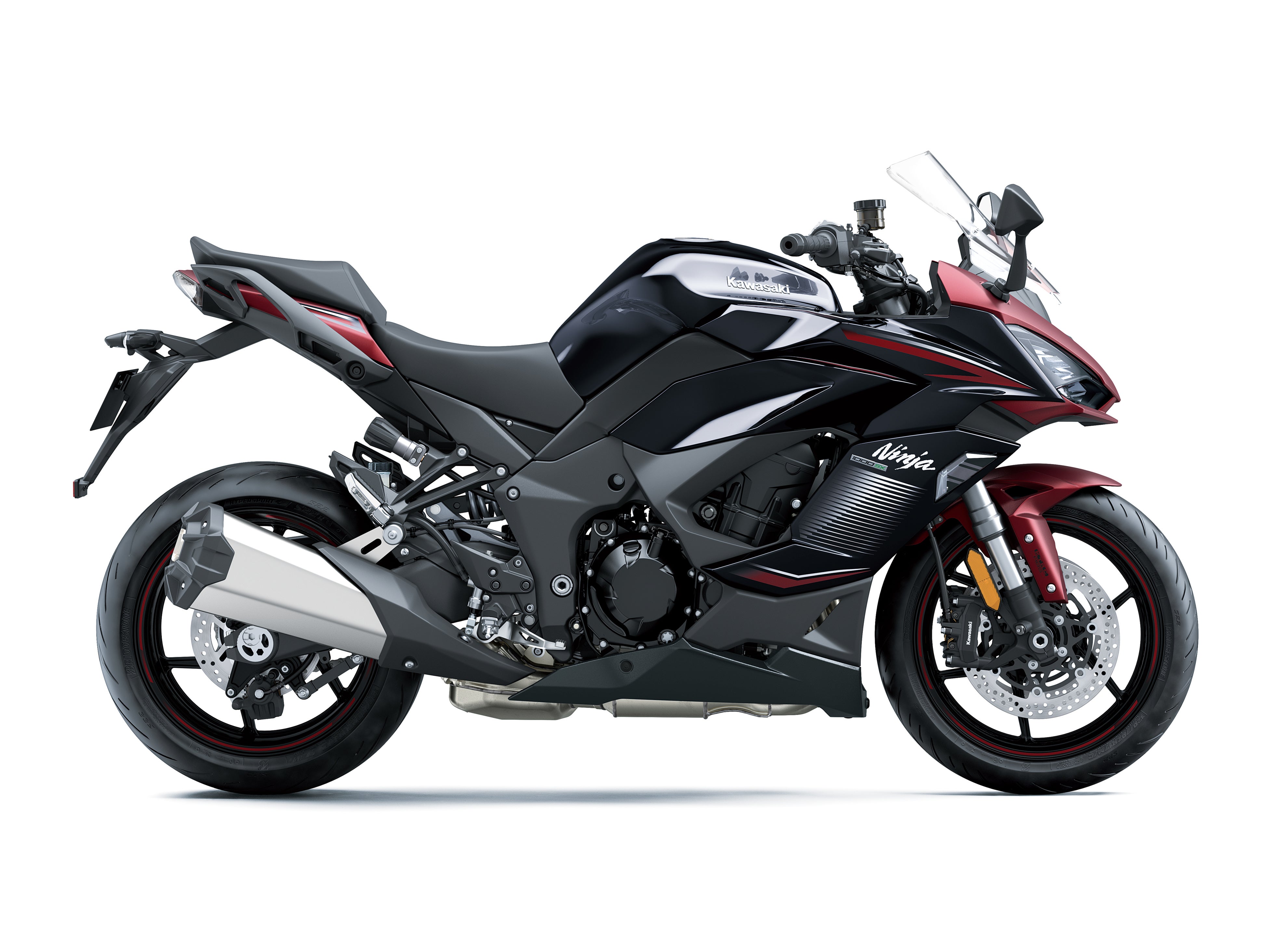 Hinaニンジャ1000sx純正用品ラージスモークシールド KAWASAKI Ninja1000SX KAWASAKI 純正 大型ウインドシールド