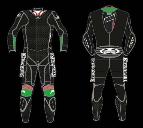 レーシング スーツ Ninja Team Green Cup/Trial用 新サービス!レーシングスーツの