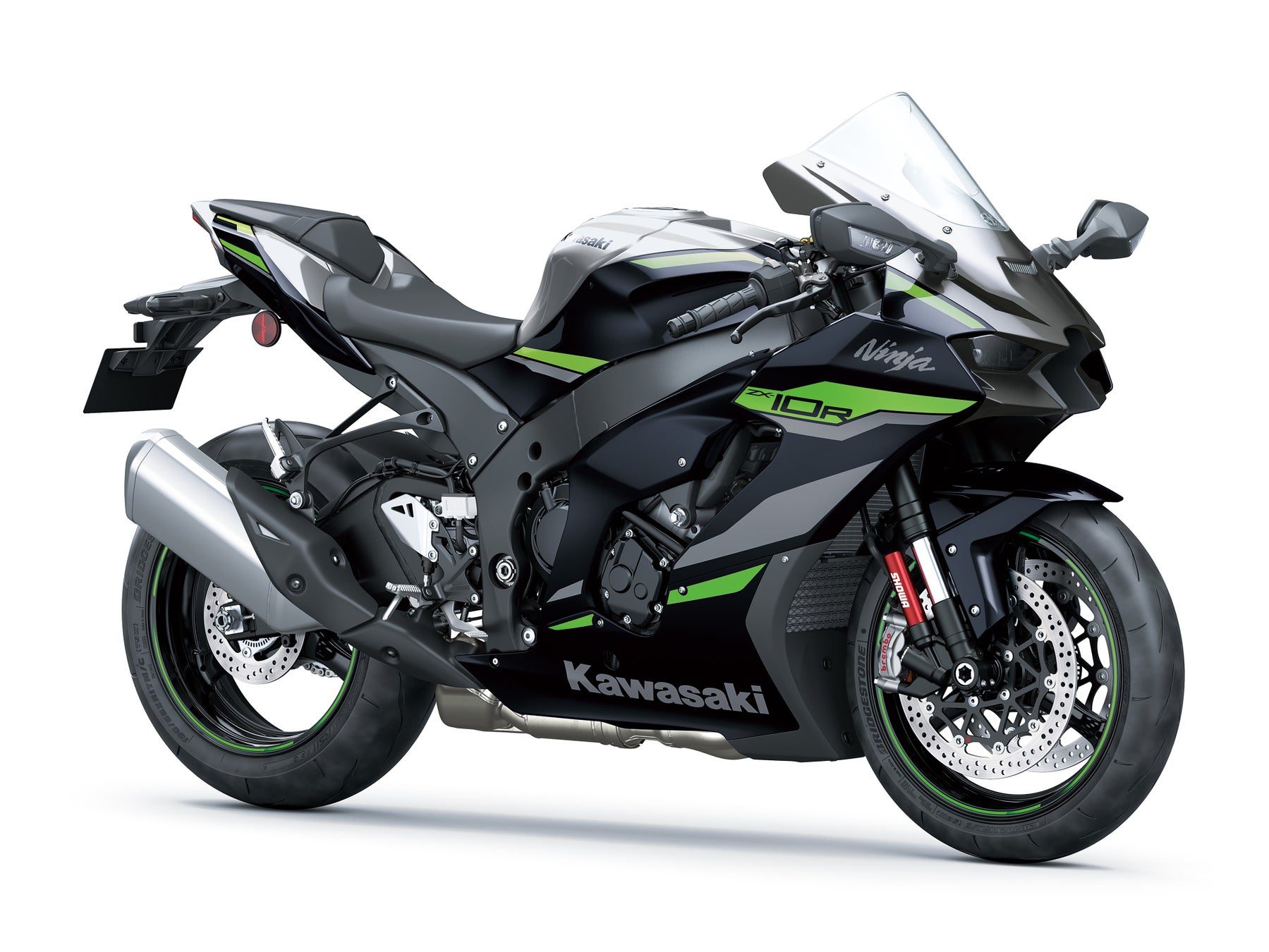 Ninja ZX-10R メタリックグラファイトグレー×メタリックディアブロブラック