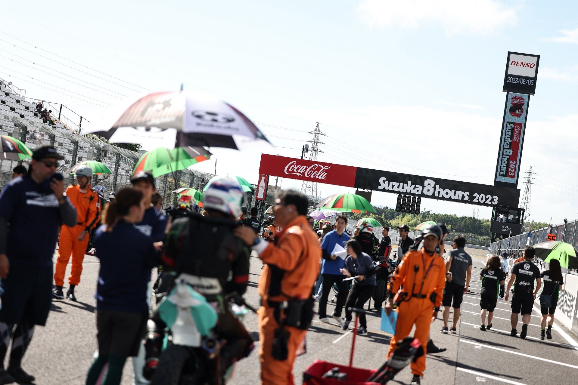 レース開始前のグリッドシーン