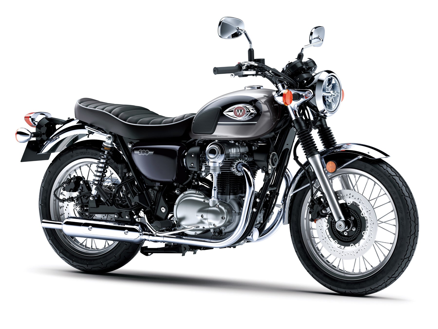 W800 メタリックグラファイトグレー×メタリックディアブロブラック